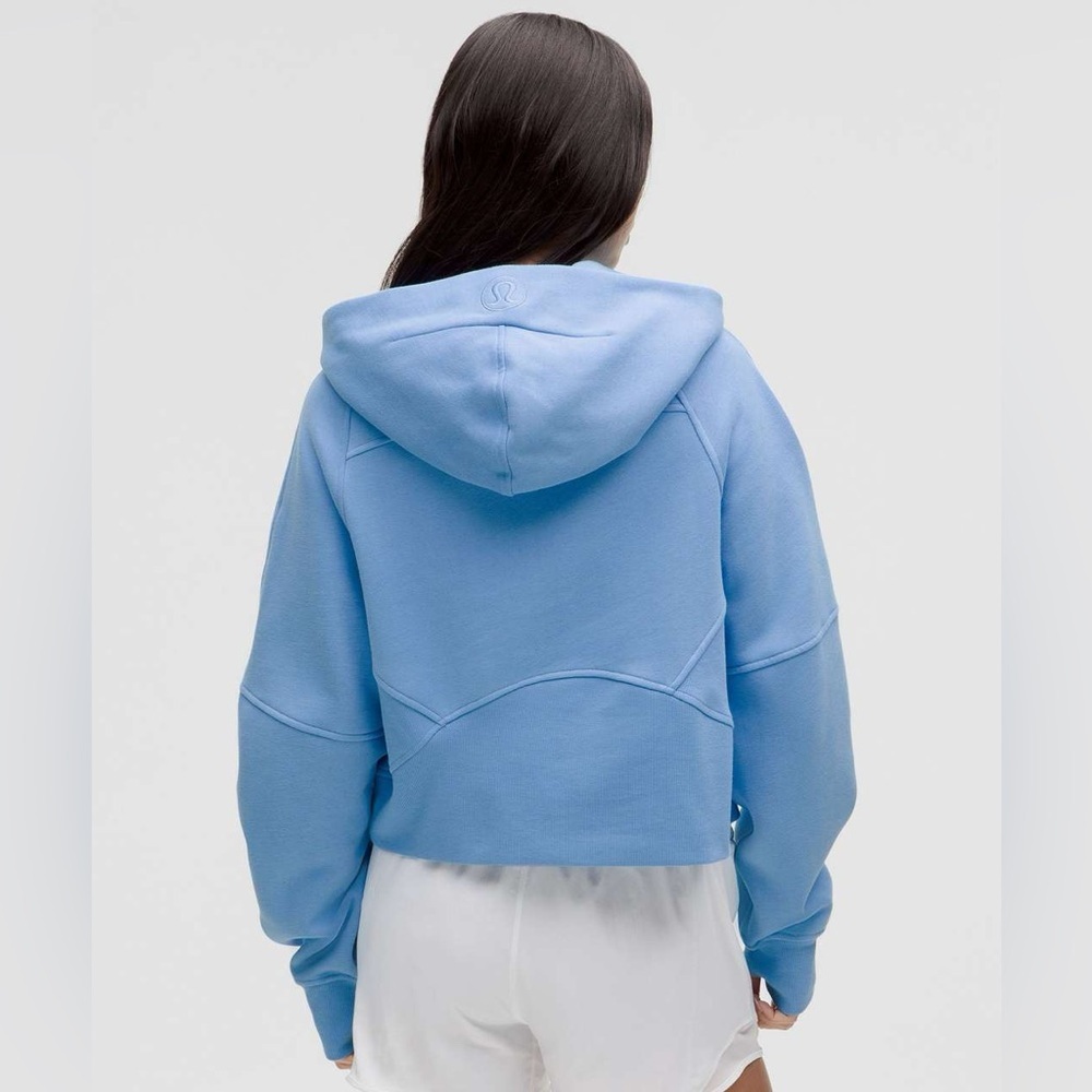 Lululemon Scuba Oversized Half-Zip Hoodie Aero Blue - Picture 3 of 11